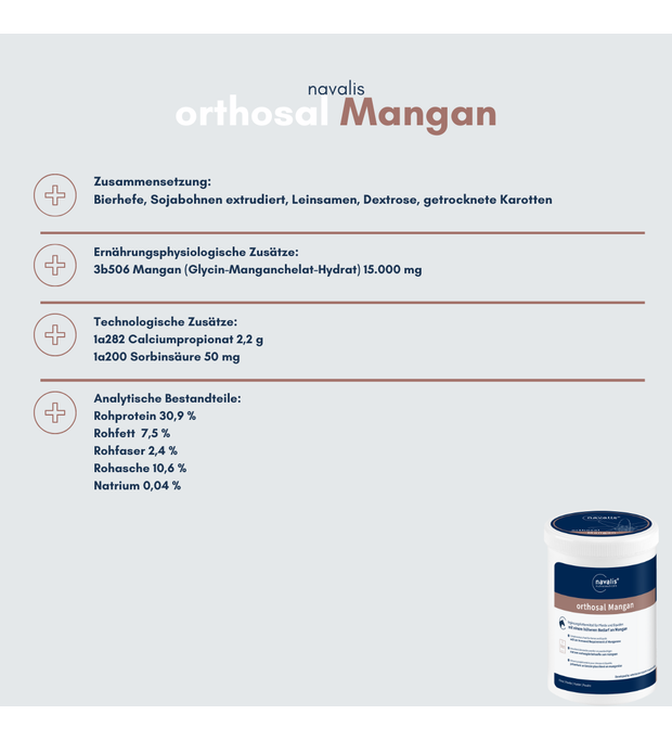 navalis orthosal Mangan pferd zusammensetzung