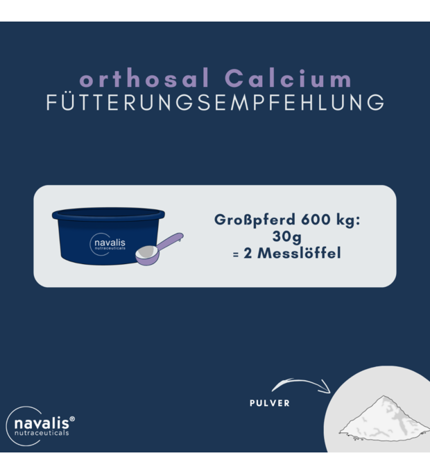 navalis orthosal Calcium pferd füttterungsempfehlung