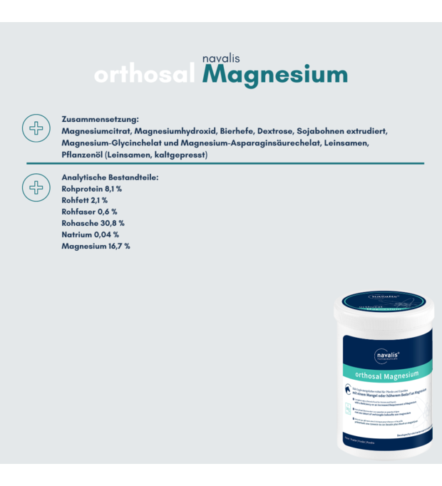 Navalis magnesium pferd zusammnensetzung