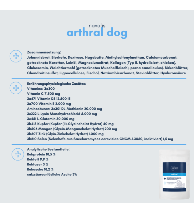 navalis arthral hund inhaltsstoffe