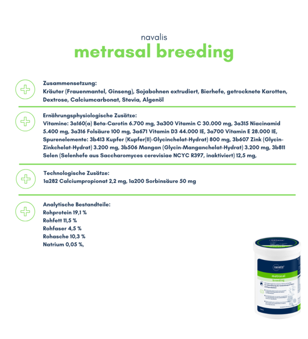 navalis metrasal breeding zusammensetzung