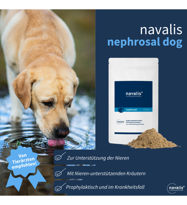 Navalis nephrosal dog and cat Pulver 300 g