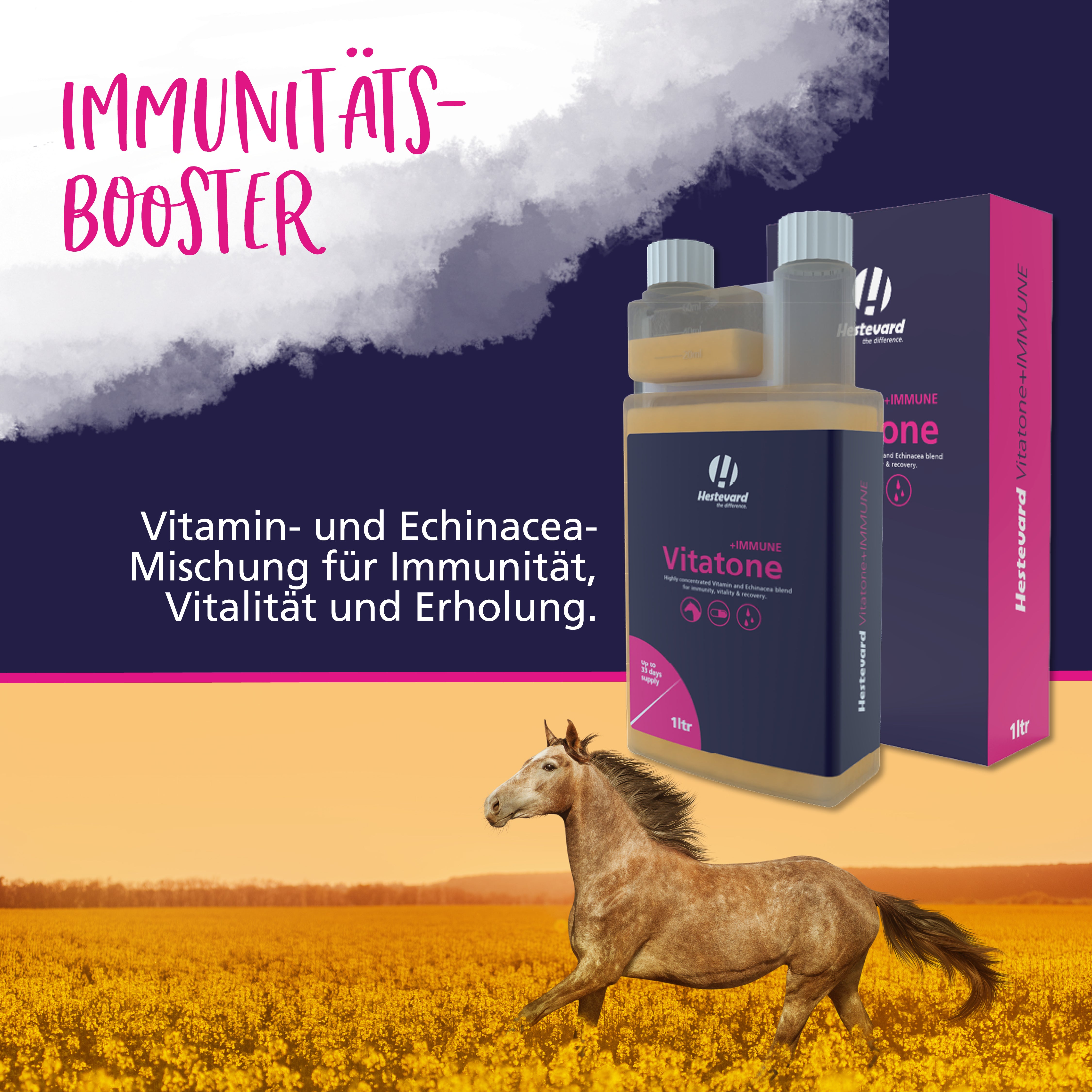 Hestevard Vitatone + IMMUNE immuniäts booster