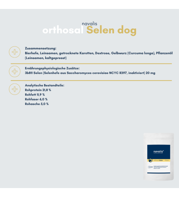 navalis orthosal Selen hund zusammensetzung
