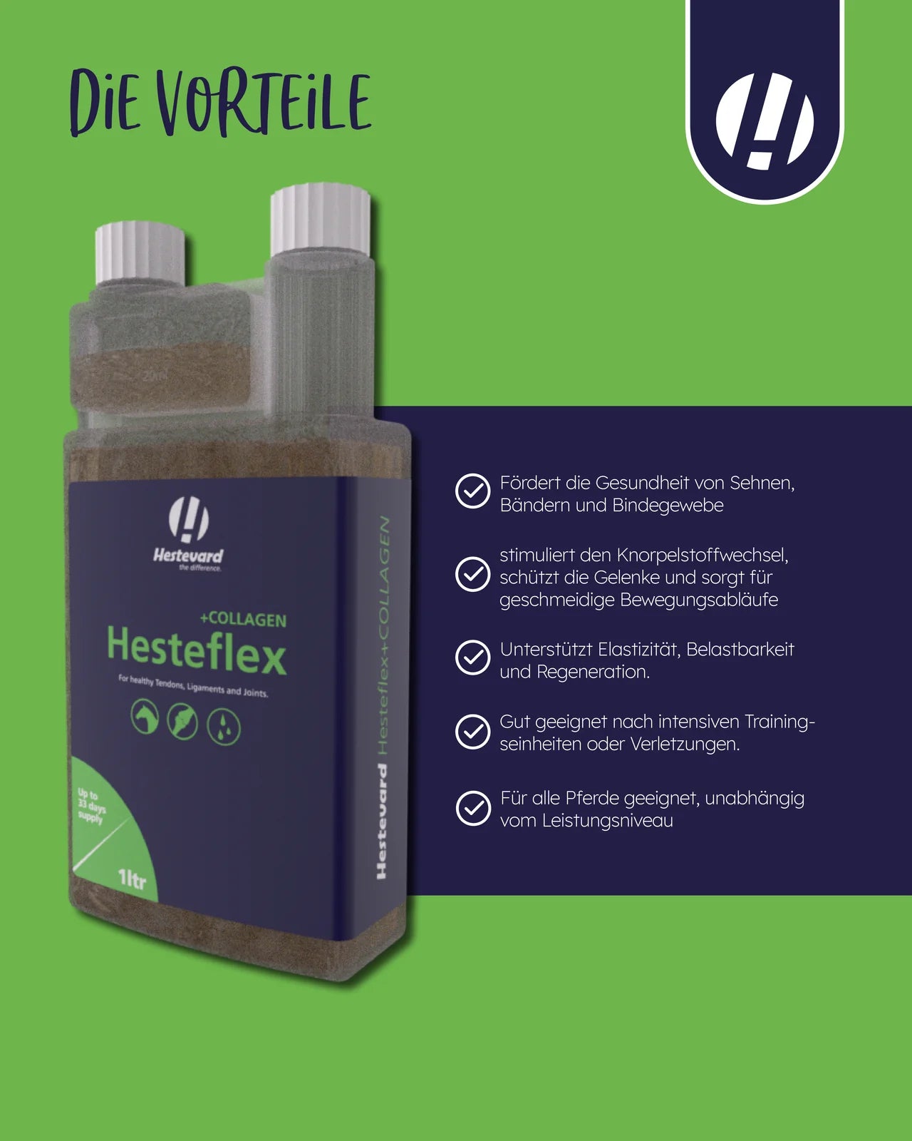 Hestevard Hesteflex COLLAGEN vorteile
