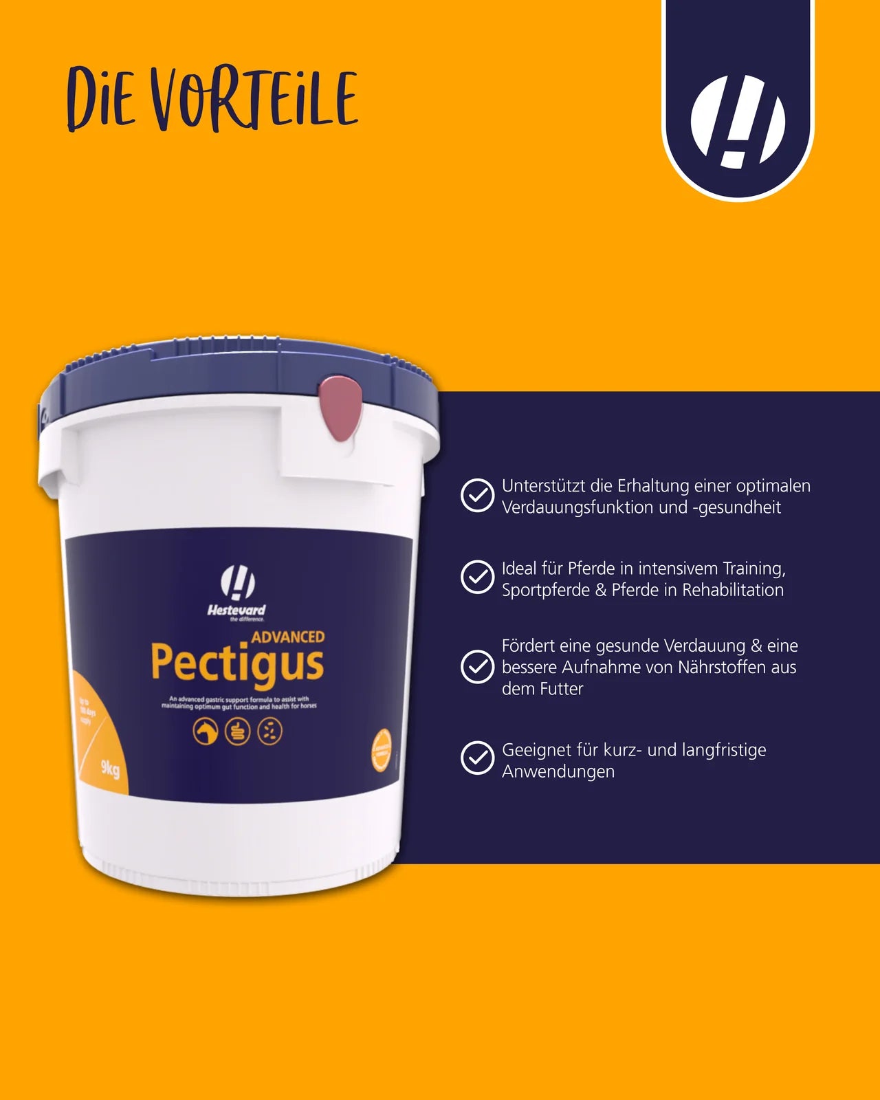 Hestevard Pectigus vorteile